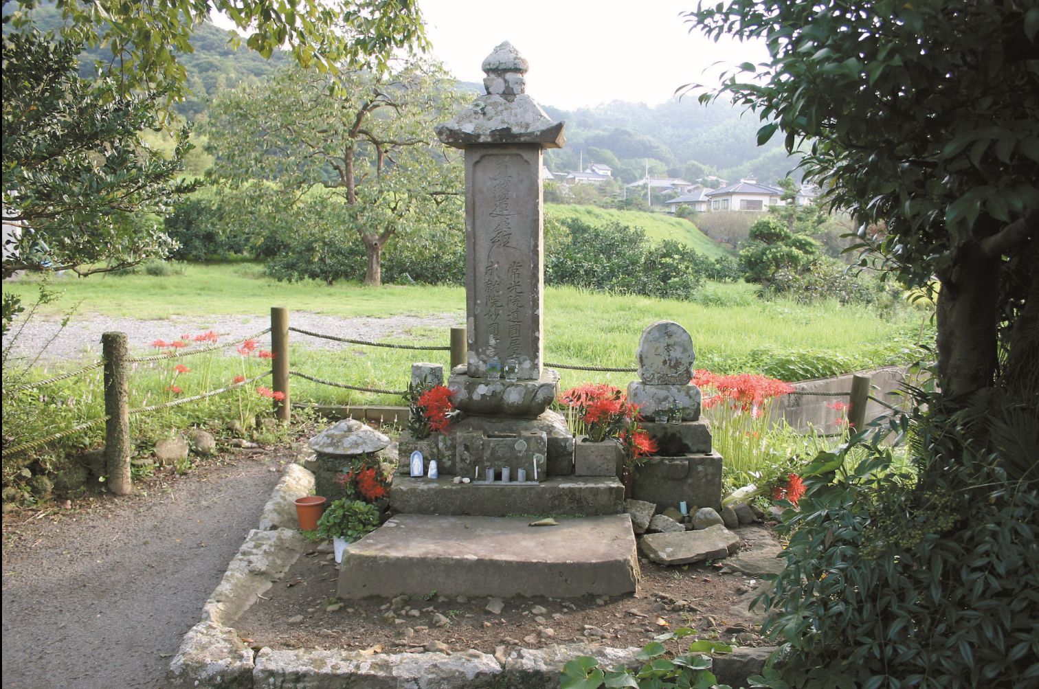 長崎甚左衛門の墓の写真