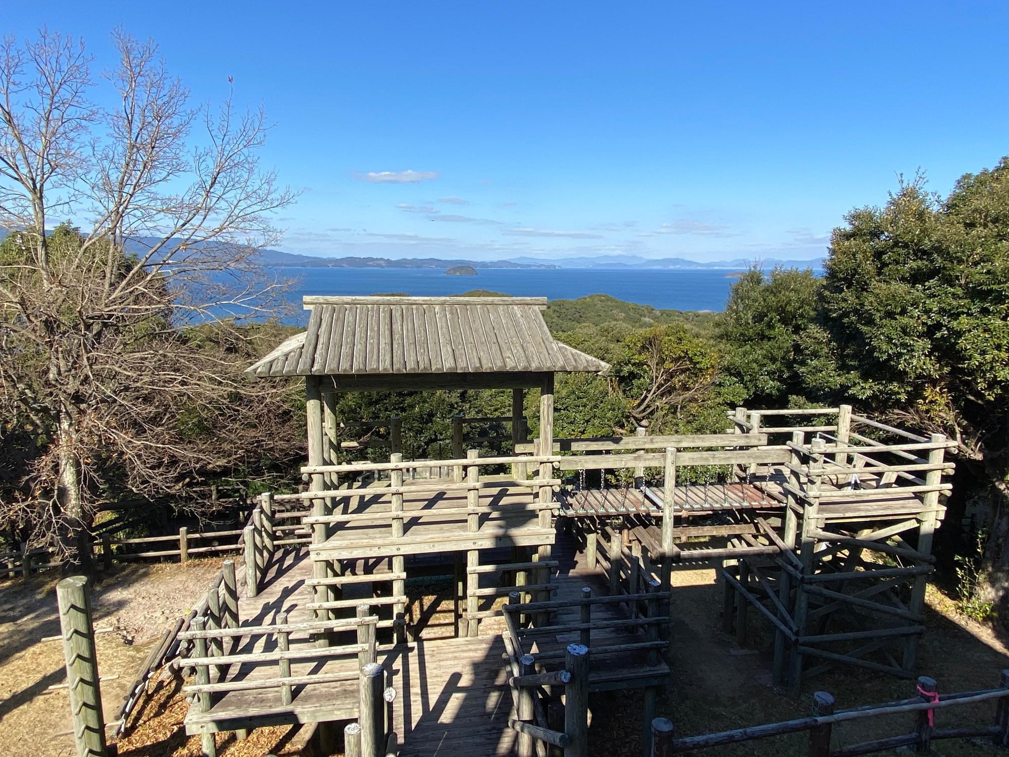 崎野自然公園アスレチック遊具